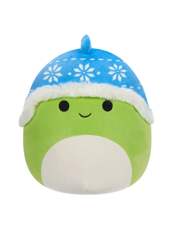 SQUISHMALLOWS Dinosaurus s čiapkou Danny, 20 cm