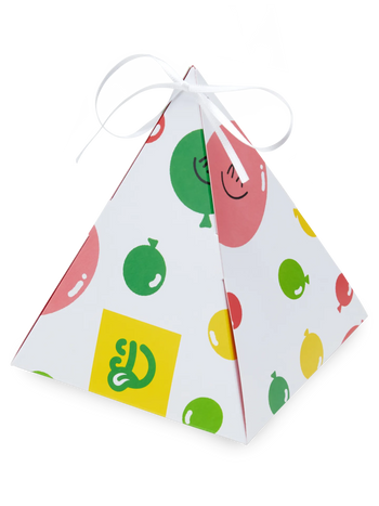 Pyramídová darčeková krabička Párty balóny