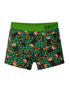 Veselé chlapčenské boxerky Panda Červená