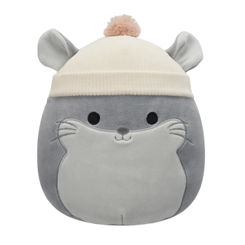 SQUISHMALLOWS Činčila s čiapkou – Camilo, 20 cm
