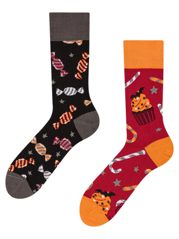 Veselé ponožky Halloweenske sladkosti
