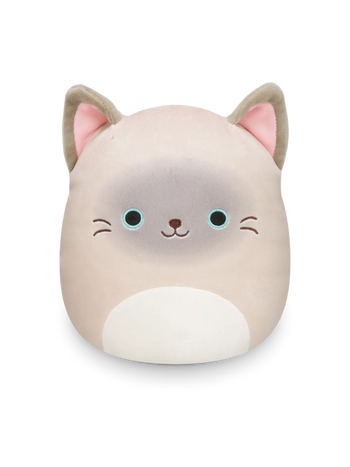 SQUISHMALLOWS Siamská mačka Felton, 20 cm