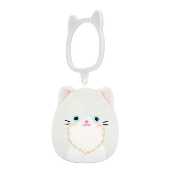 SQUISHMALLOWS Kľúčenka - Angorská mačka Zachariah, 9 cm