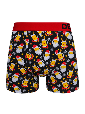 Veselé pánske boxerky Pivný Santa