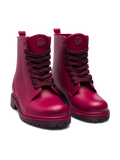 Bordové dámske gumáky