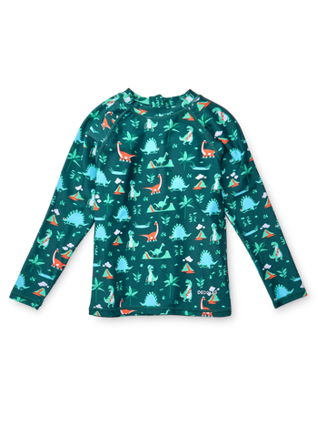 Detské UV tričko do vody Dino na skateboarde